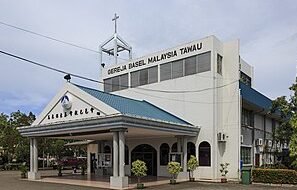 jambatan gereja sda tawau