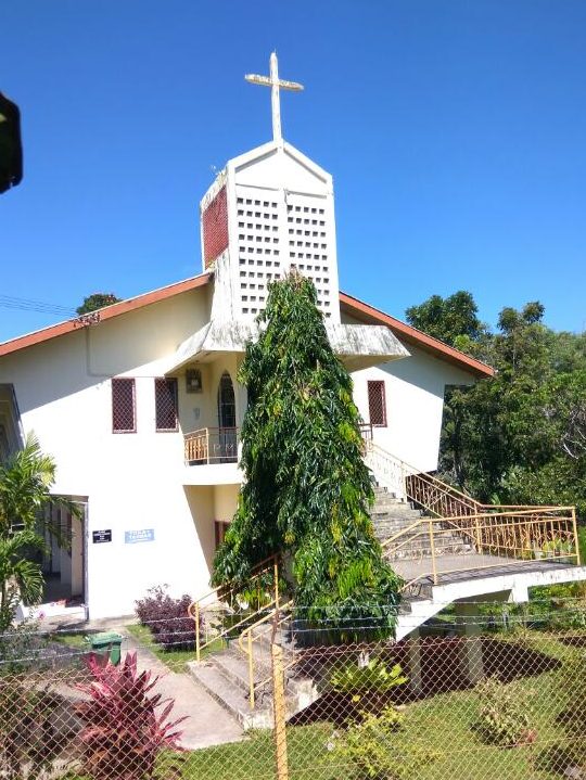 parking lot taman gereja pusat pcs kudat